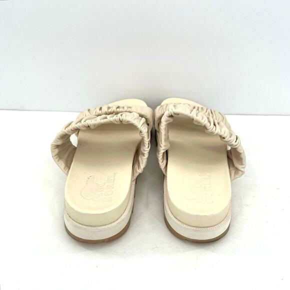 Sorel Roaming women’s two strap slide flat leather sandal - Picture 7 of 10